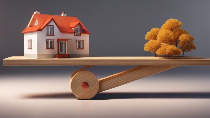 real estate prices leveled